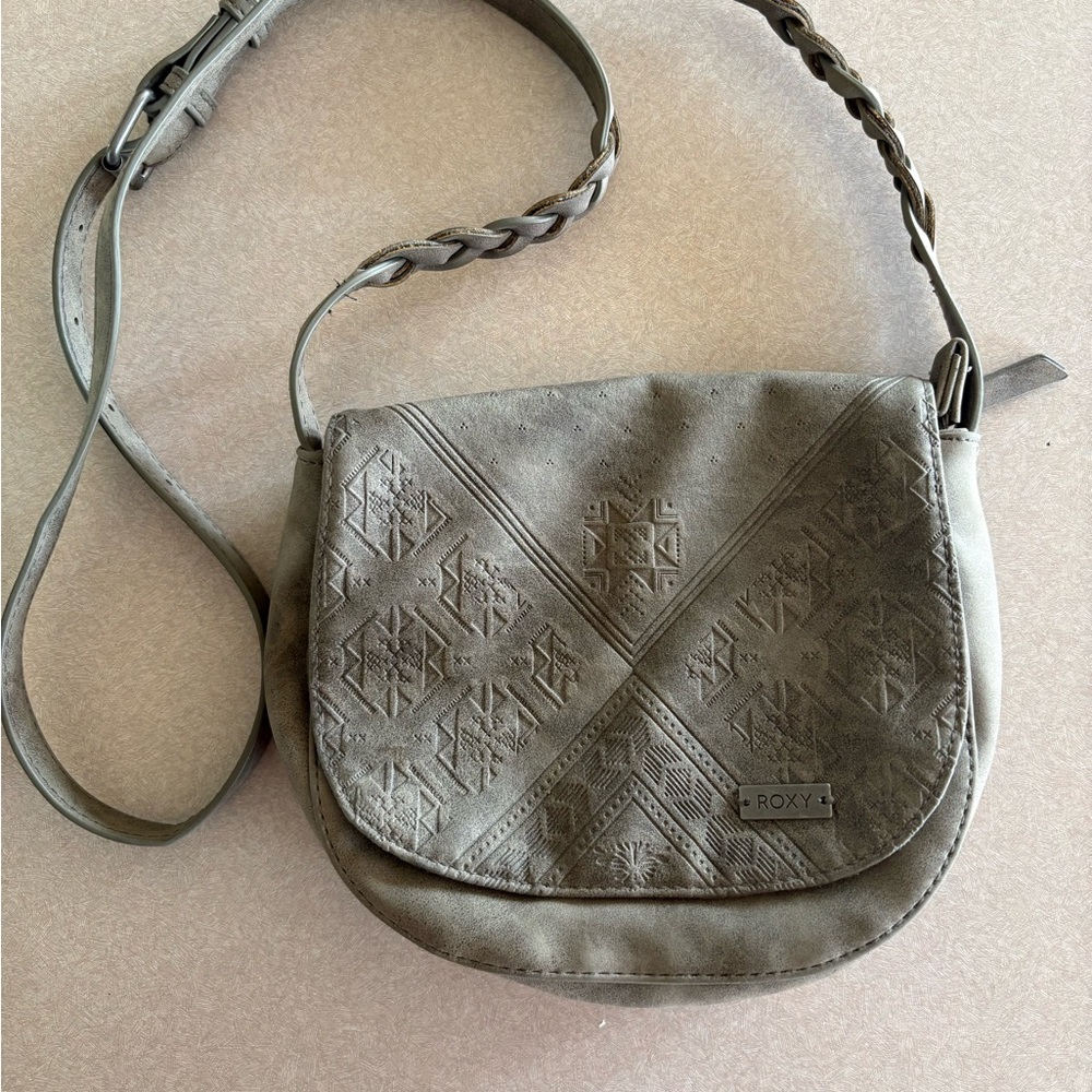 Roxy Taupe Crossbody Bag